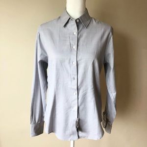 Van-Heusen button down long sleeves blouse size M